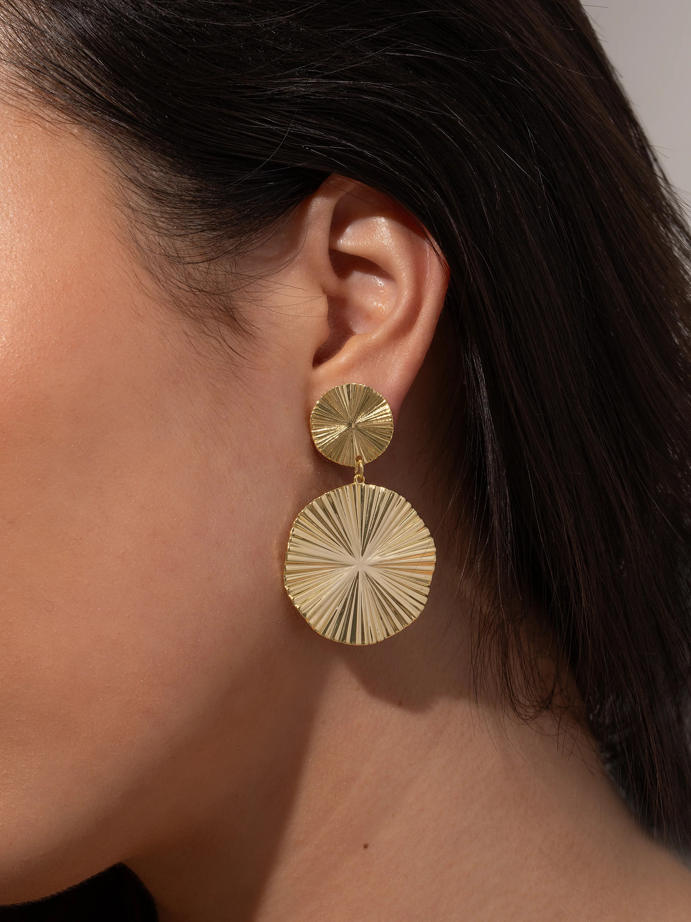 Raffia Woven Hoop Earrings | Uncommon James