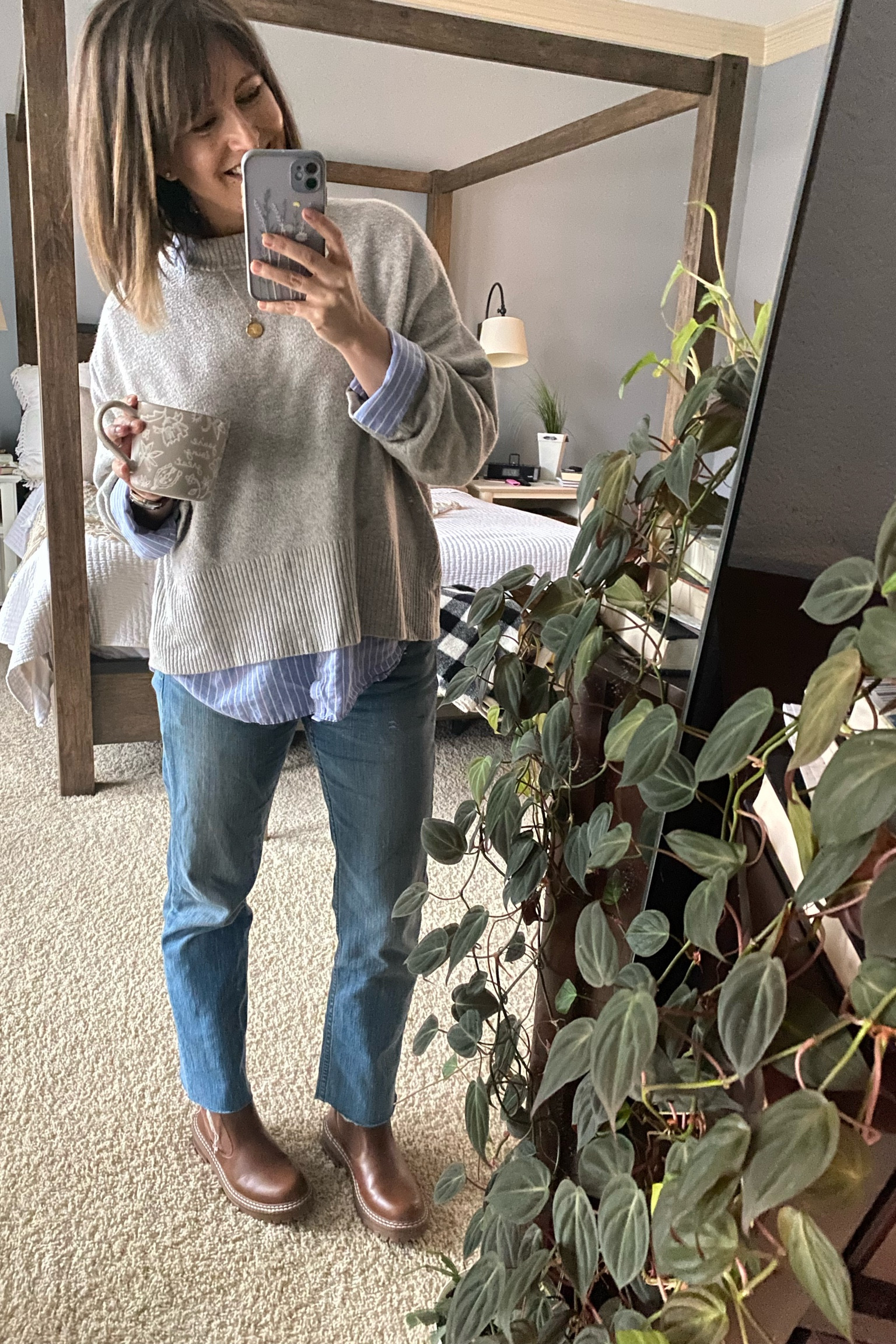 Snow day fit.
Vintage jeans that are legit the best ones I own topped with classics that have been in rotation for years.
But in full disclosure: I’ll be wearing slippers all day instead of boots. 



#LTKSeasonal #LTKover40 #LTKfindsunder50