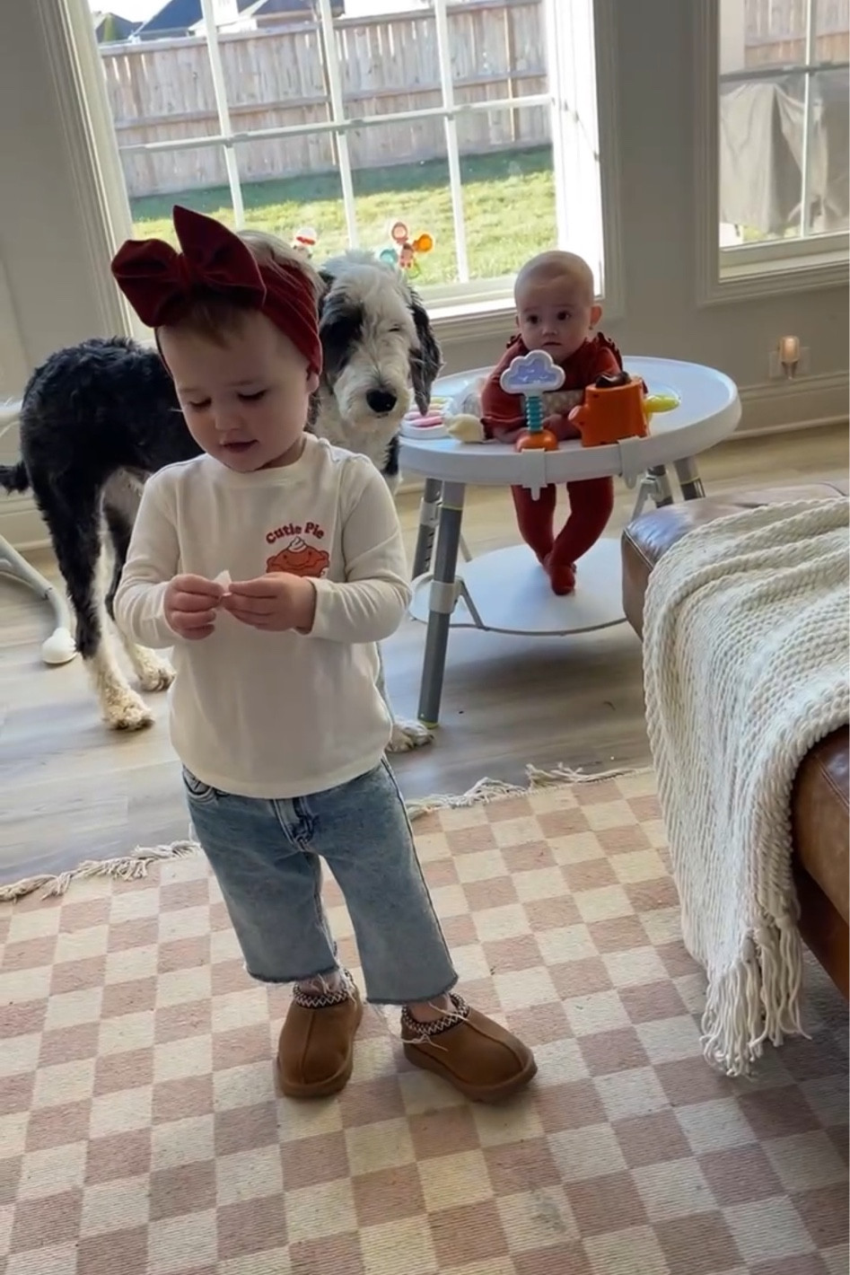 Toddler outfit for thanksgiving! 🦃 I cut the hem of the jeans to make them look like this! 🥰

#LTKbaby #LTKkids #LTKHoliday