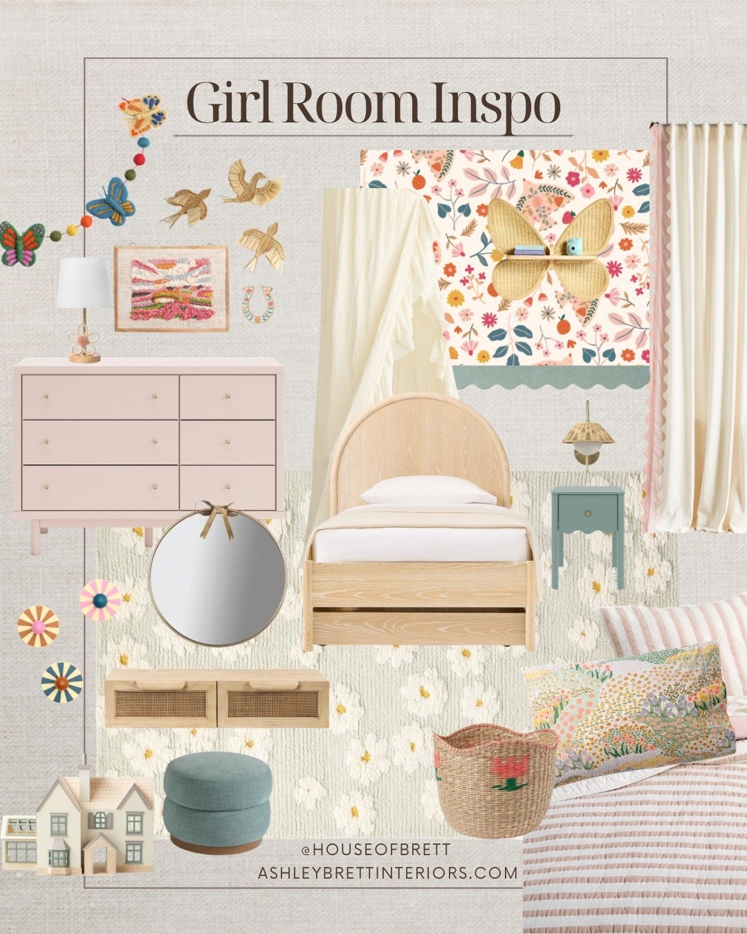 Working on transforming a bedroom for the sweetest little four-year-old girl. She’ll be a big sister soon, and is getting a well-deserved room update to enjoy before little brother arrives. 🩷

#LTKHome #LTKKids