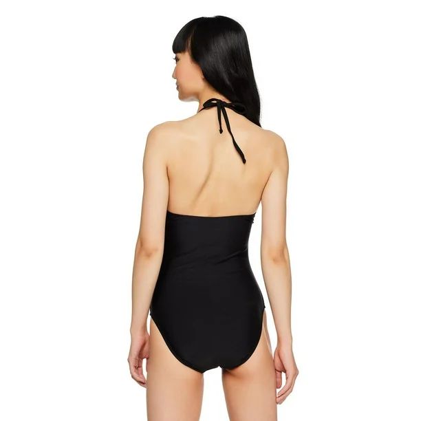 No Boundaries Women's Halter Swimsuit 1-Piece | Walmart (CA)