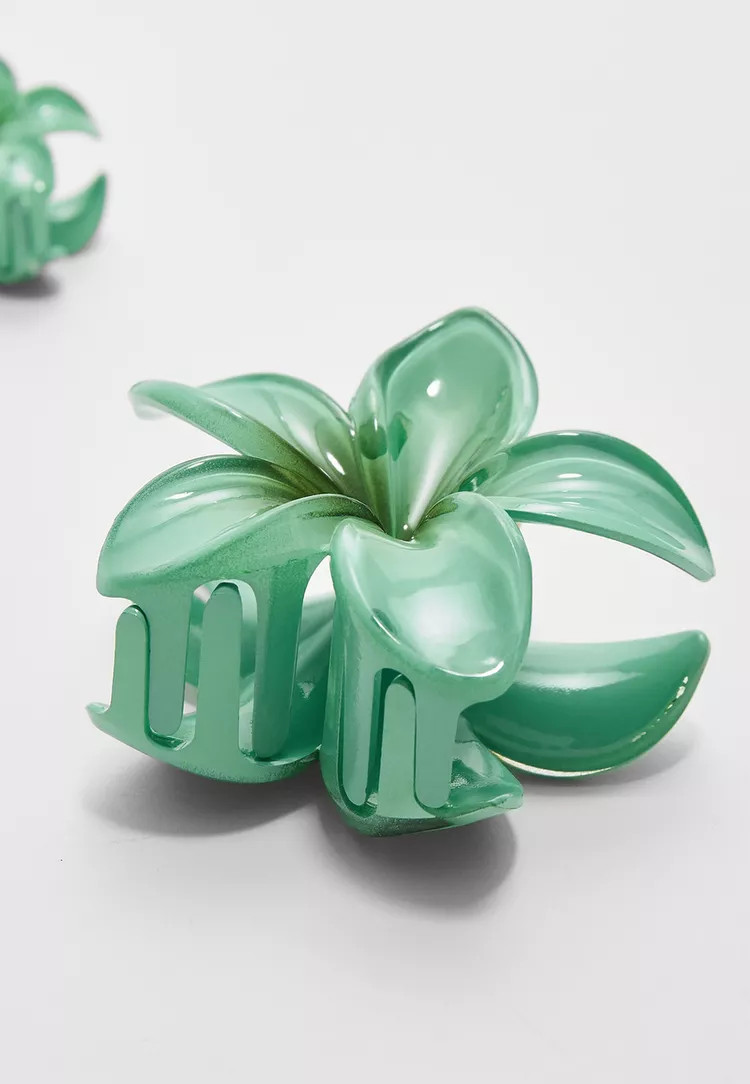 Pack of 3 floral hair clips | Stradivarius (UK)