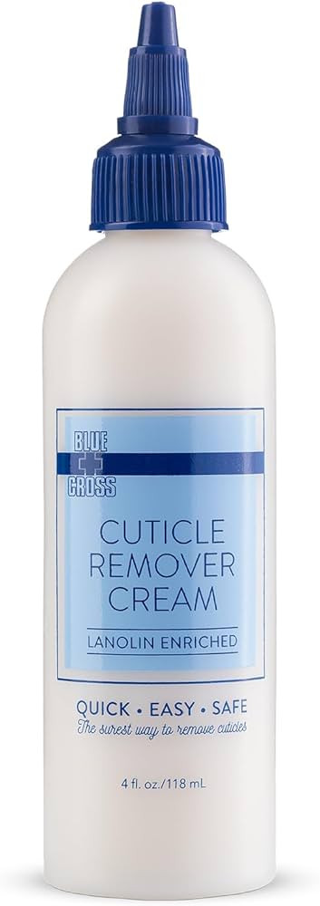 Blue Cross Cuticle Remover Cream for Dry Damaged Cuticles, Moisturizing Cuticle Softener for Nail... | Amazon (US)
