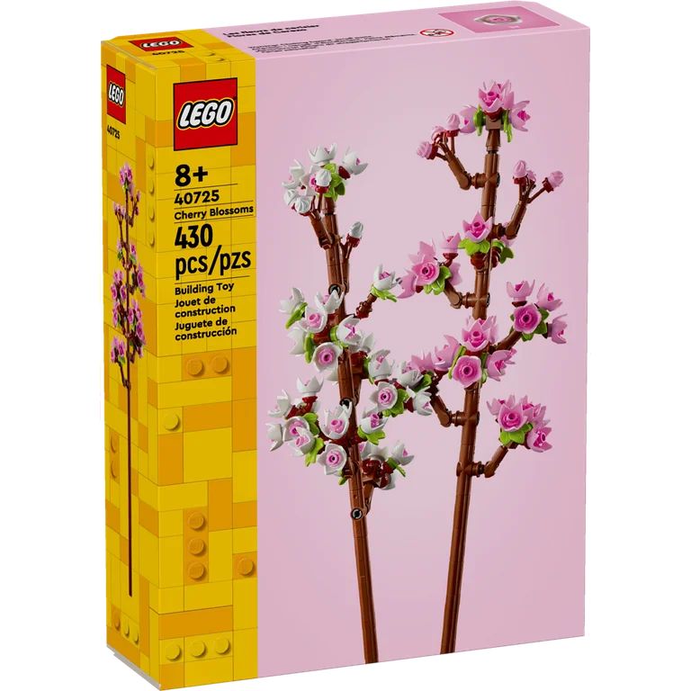 LEGO Cherry Blossoms Celebration Gift, Buildable Floral Display for Creative Kids, White and Pink... | Walmart (US)