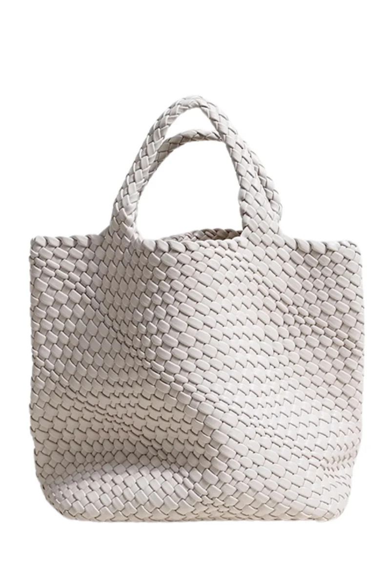 'Devorah' Weave Tote Bag | Goodnight Macaroon