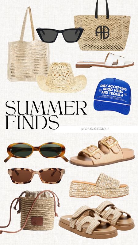 Resort wear, sandals, sunglasses, bags #vacationbags #springfind #resortwear 

#LTKstyletip #LTKSeasonal #LTKshoecrush
