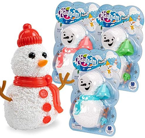 Educational Insights Playfoam Build-a-Snowman Toy, Set of 3, Fidget & Sensory Toy, Stocking Stuff... | Amazon (US)