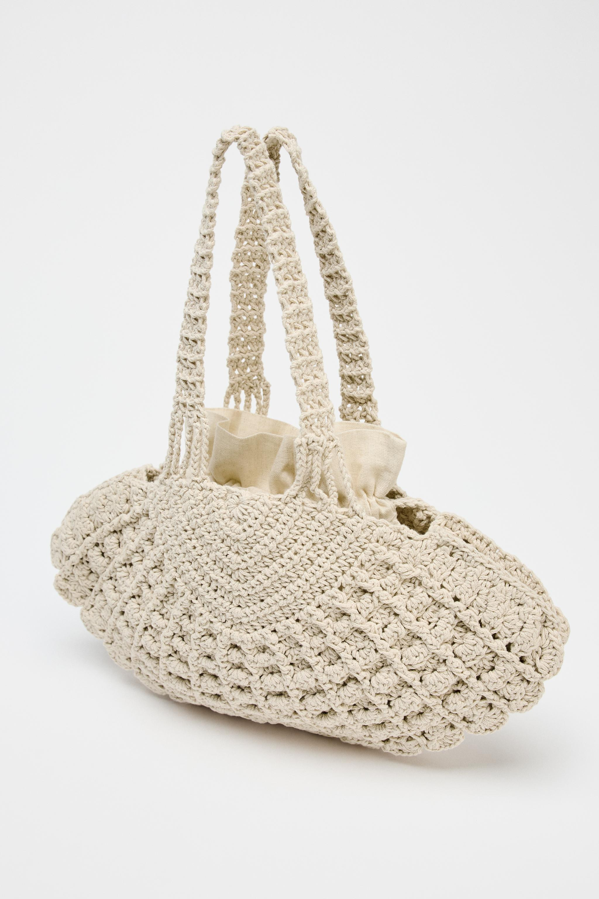 CROCHET SHELL BAG | Zara UK