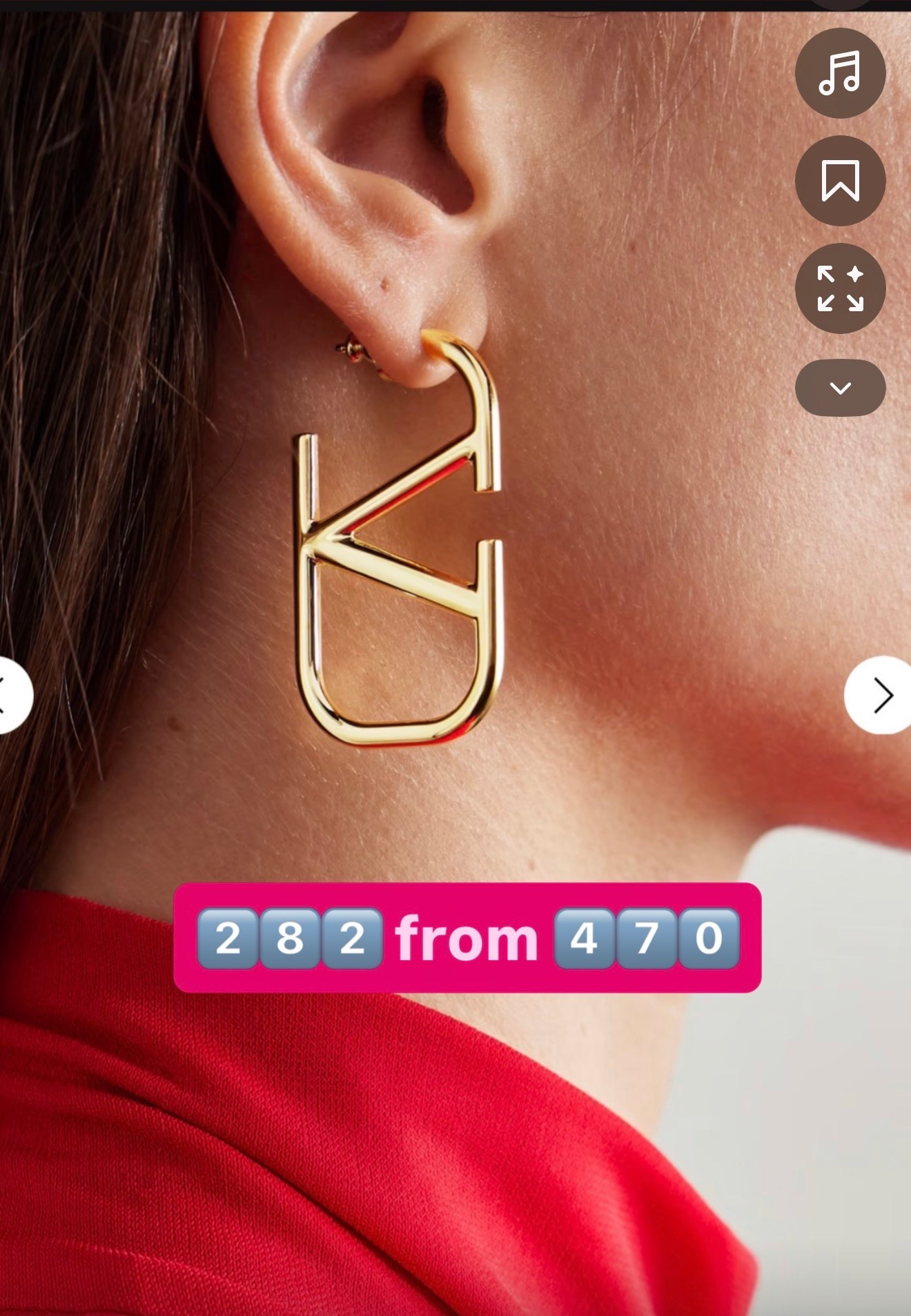 Valentino v logo earrings sale Must log

#LTKSaleAlert #LTKootd #LTKSeasonal