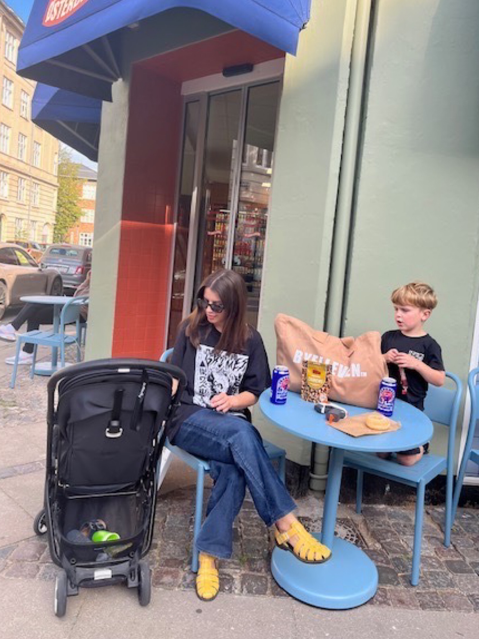 Comfy daytime outfit, Grimes T-shirt, Vinnys caged fisher man sandals, Farfetch, comfy fit, mum outfit, street style, casual outfit, monochrome style 

#LTKeurope #LTKSeasonal #LTKstyletip
