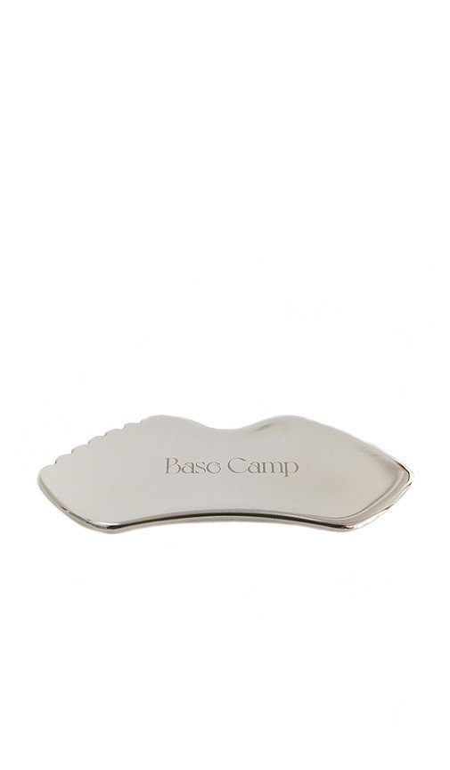 Base Camp Beauty Stainless Steel Gua Sha Lifting Tool in Metallic Silver. | Revolve Clothing (Global)