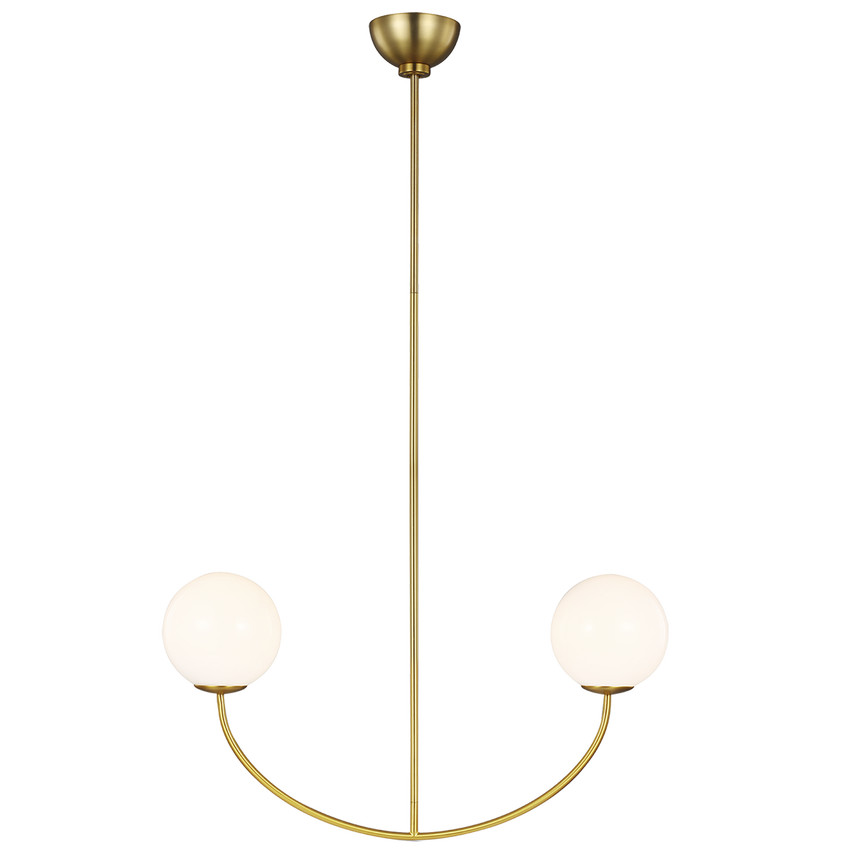 Galassia Two Light Linear Chandelier | Visual Comfort