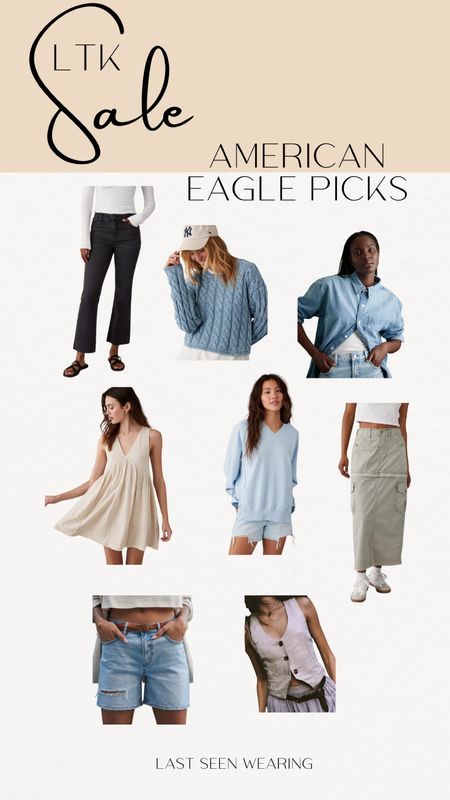 LTK Sale: American Eagle Picks 
#americaneagle #ltksale

#LTKSpringSale #LTKstyletip