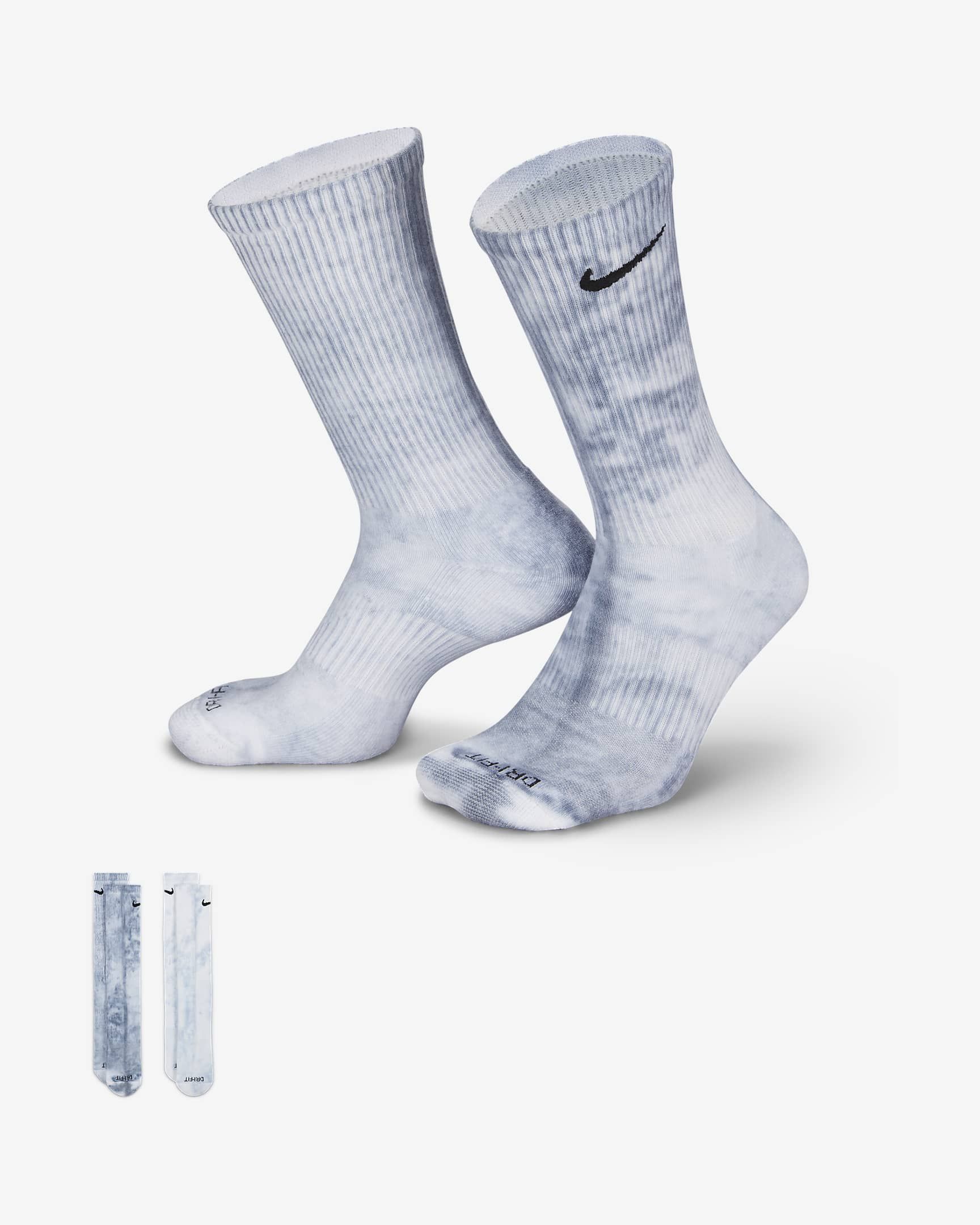 Nike Everyday Plus Cushioned Tie-Dye Crew Socks (2 Pairs). Nike.com | Nike (US)