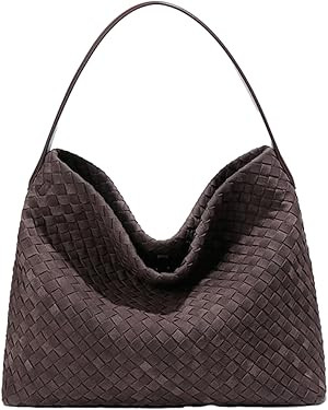 Woven Bags Women Slouchy Woven Suede Tote Bag Trendy Suede Hobo Purse Vintage Satchels Handbag fo... | Amazon (CA)