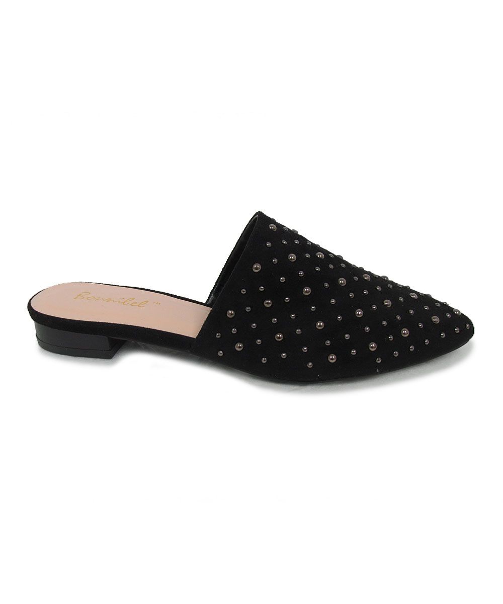 Bonnibel Women's Mules BLACK - Black Studded Ivy Mule - Women | Zulily