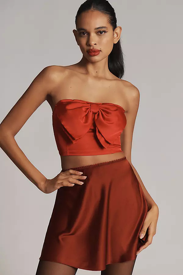 Strapless Bow Top | Anthropologie (US)