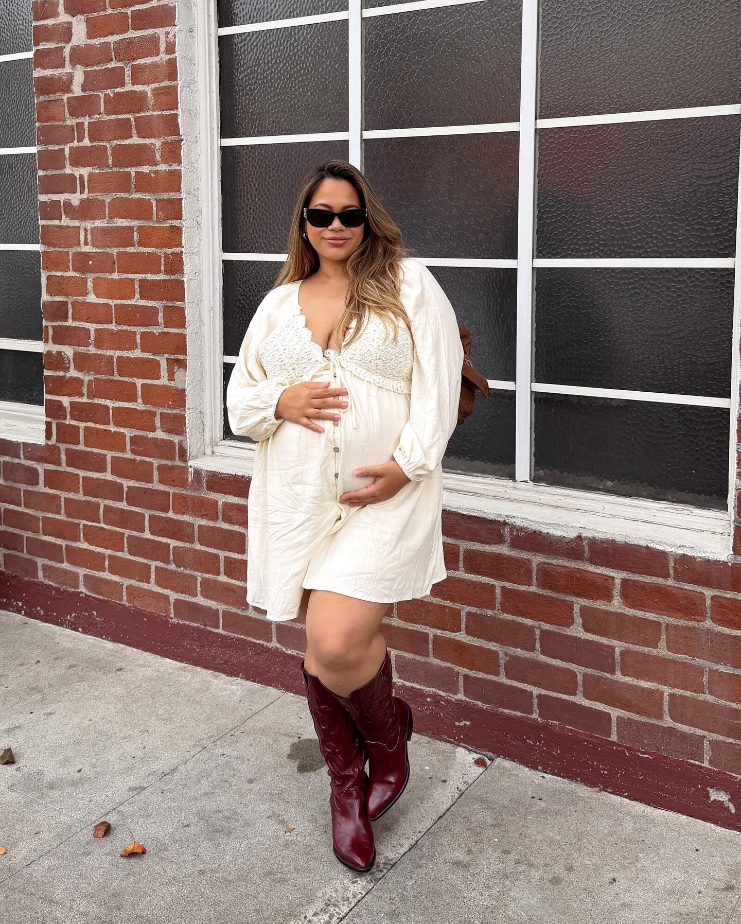 Bumpin’ my way through month 7 ✨

Wearing L and the wide calf boot 

#LTKBaby #LTKootd #LTKBump