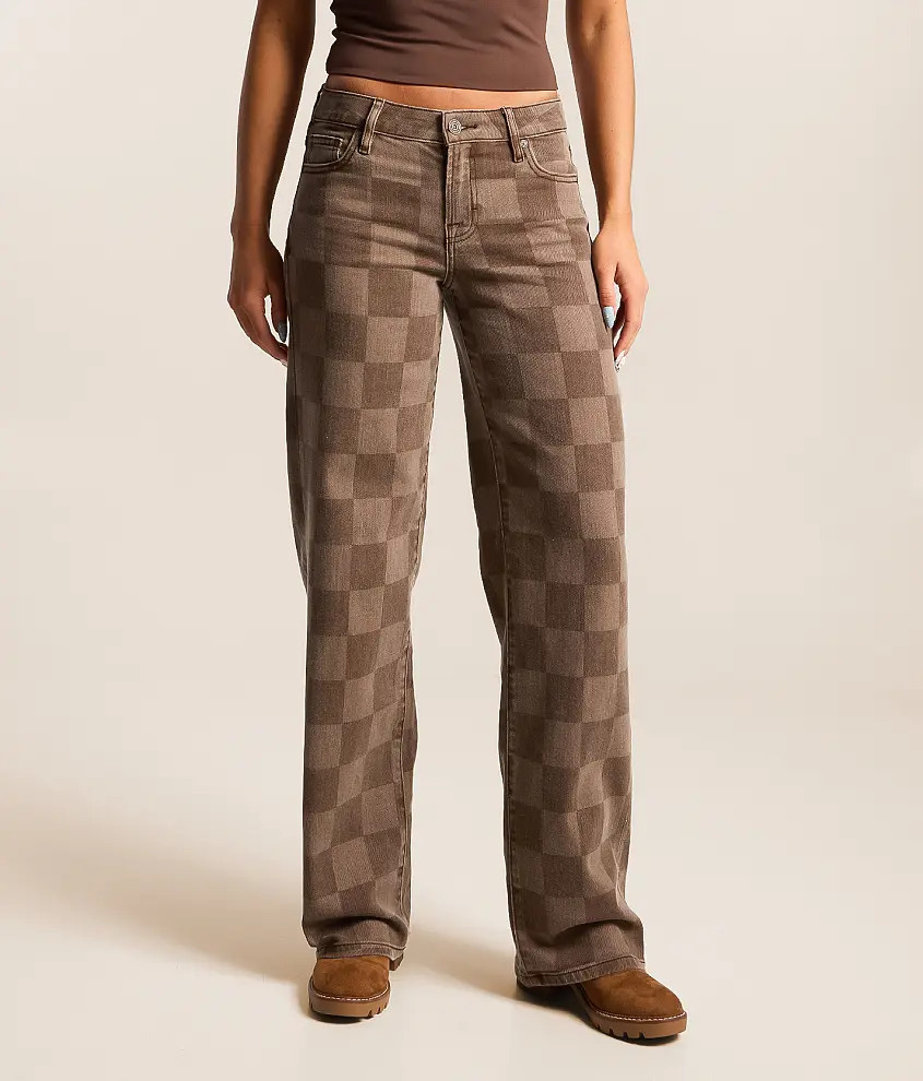 Blake Checkered Dad Stretch Jean | Buckle