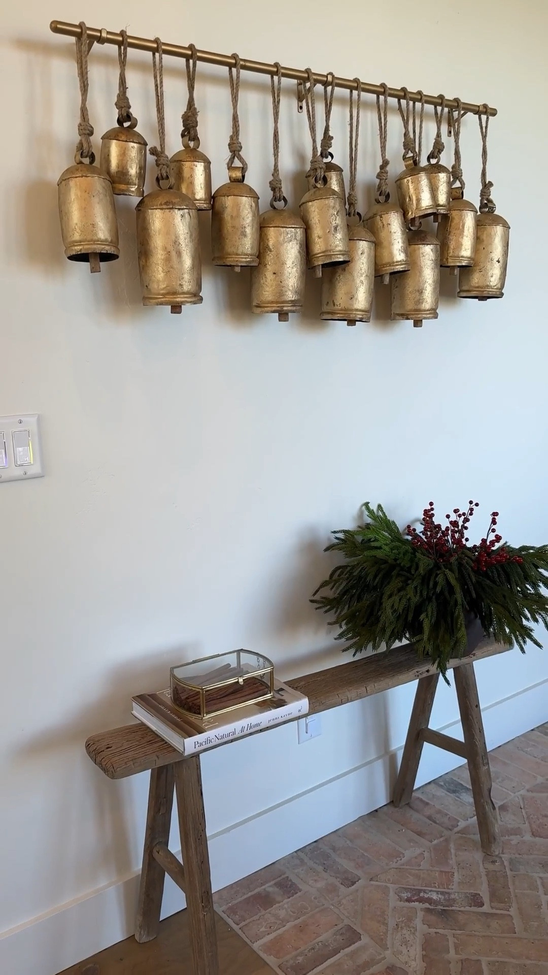 Love how these bells add a holiday touch and feel so organic at the same time!!

Follow my shop @rushtonhome on the @shop.LTK app to shop this post and get my exclusive app-only content! Don’t forget to turn on post notifications using the 🔔 to get first dibs! Follow @rushtonhome on Instagram and Pinterest for more home decor inspiration and affordable home finds! Are you looking for anything home related? You’re in the right place! At Rushton Home, I do: home decor, living room, bedroom, affordable, walmart, target, amazon, wayfair, new arrivals, winter decor, spring decor, fall decor, fall finds, summer decor, home decor refresh, studio mcgee x target, hearth and hand, magnolia, holiday decor, seasonal decor, dining room decor, bedroom decor, living room decor, affordable home decor, furniture, weekend deals, sale, on sale, pottery barn, kirklands, west elm, bench, foyer table, faux florals, rugs, couches, sofa, sectional, dresser, nightstand, night stand, end tables, lamps, art, wall art, etsy, pillows, blanket, interior design, interior styling, bedding, side tables, bed frame, tray, side table, throw pillows, look for less, designer dupe, budget decor, bar stools, counter stools, vase, ceramic pottery, budget, budget friendly, coffee table, dining chairs, cane, rattan, wood, white wash, rustic amazon home, arch, brass hardware, gold hardware, vintage, antique, european inspired, french country, back in stock Christmas decor inspo

#LTKSaleAlert #LTKSeasonal #LTKHome
