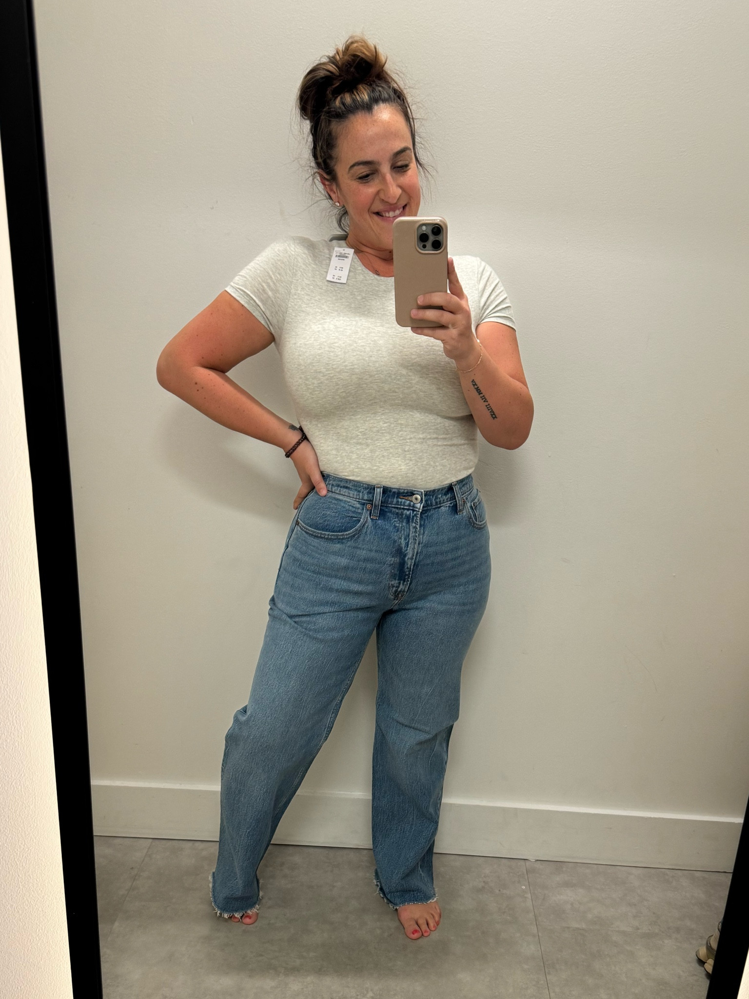 These are a great 90s Jean from Abercrombie! I would size up if in between! I’m in true size but would prefer 1 up.

#LTKSpringSale #LTKmidsize #LTKstyletip