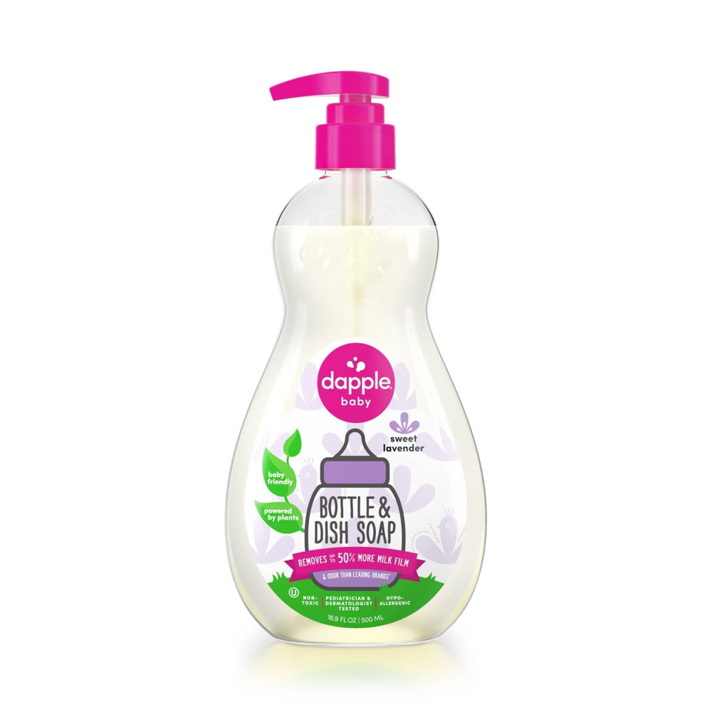 Dapple Baby Bottle & Dish Soap - Sweet Lavender - 16.9 fl oz | Target