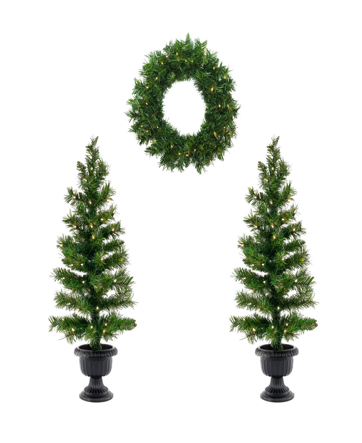 National Tree Company Warm Welcome Bundle Pre-Lit Assortment - Green | Macy's