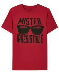 Boys Short Sleeve Valentine's Day Mister Irresistible Graphic Tee | The Children's Place  - CLASS... | The Children's Place