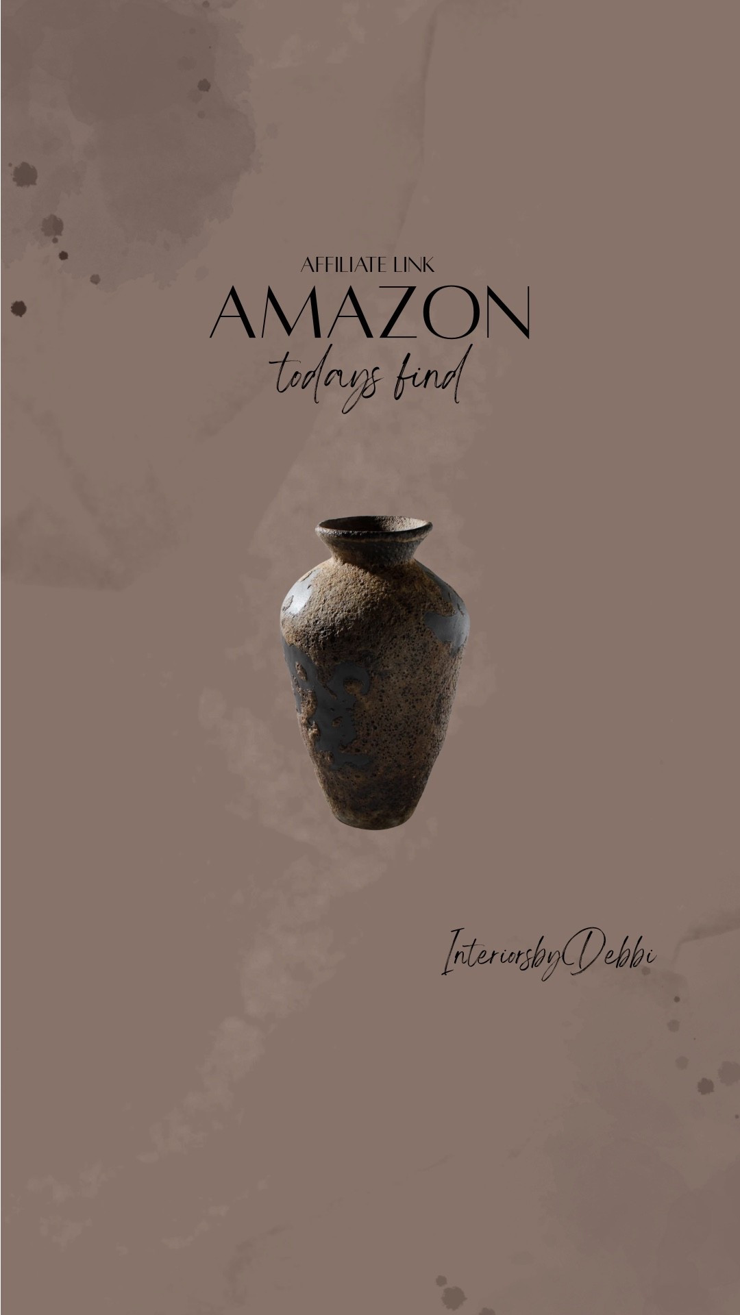 Amazon Find
Brown vase. Rustic vase, transitional home, modern decor, amazon find, amazon home, target home decor, mcgee and co, studio mcgee, amazon must have, pottery. barn, Walmart finds, affordable decor, home styling, budget friendly, accessories, neutral decor, home finds, buy new arrival, coming soon, sale alert, high end look for less, Amazon favorites, Target finds, cozy, modern, earthy, transitional, luxe, romantic, home decor, budget friendly decor #amazonhome

#LTKSeasonal #LTKHome