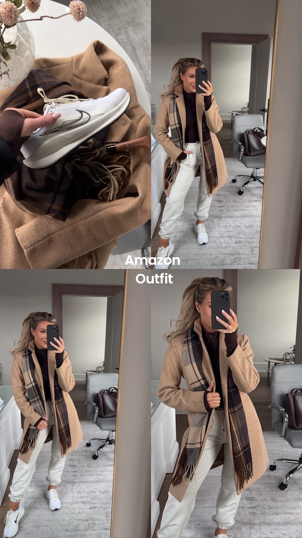 This elevated basics outfit is soo cute! I threw on my favorite joggers and an activewear jacket! Perfect for running errands when you want to look put together! 

Neutrals outfit, winter outfits, casual outfit, cozy 

#LTKootd #LTKFindsUnder50