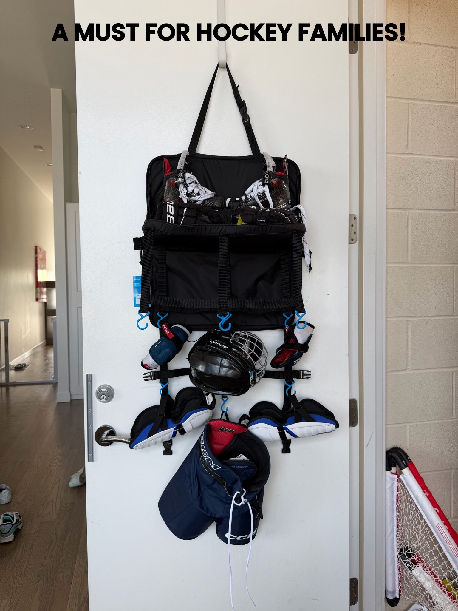 Keep gear dry to prevent odors & bacteria with this hockey gear rack! Perfect at home and when traveling!

#LTKTravel #LTKmomlife #LTKKids