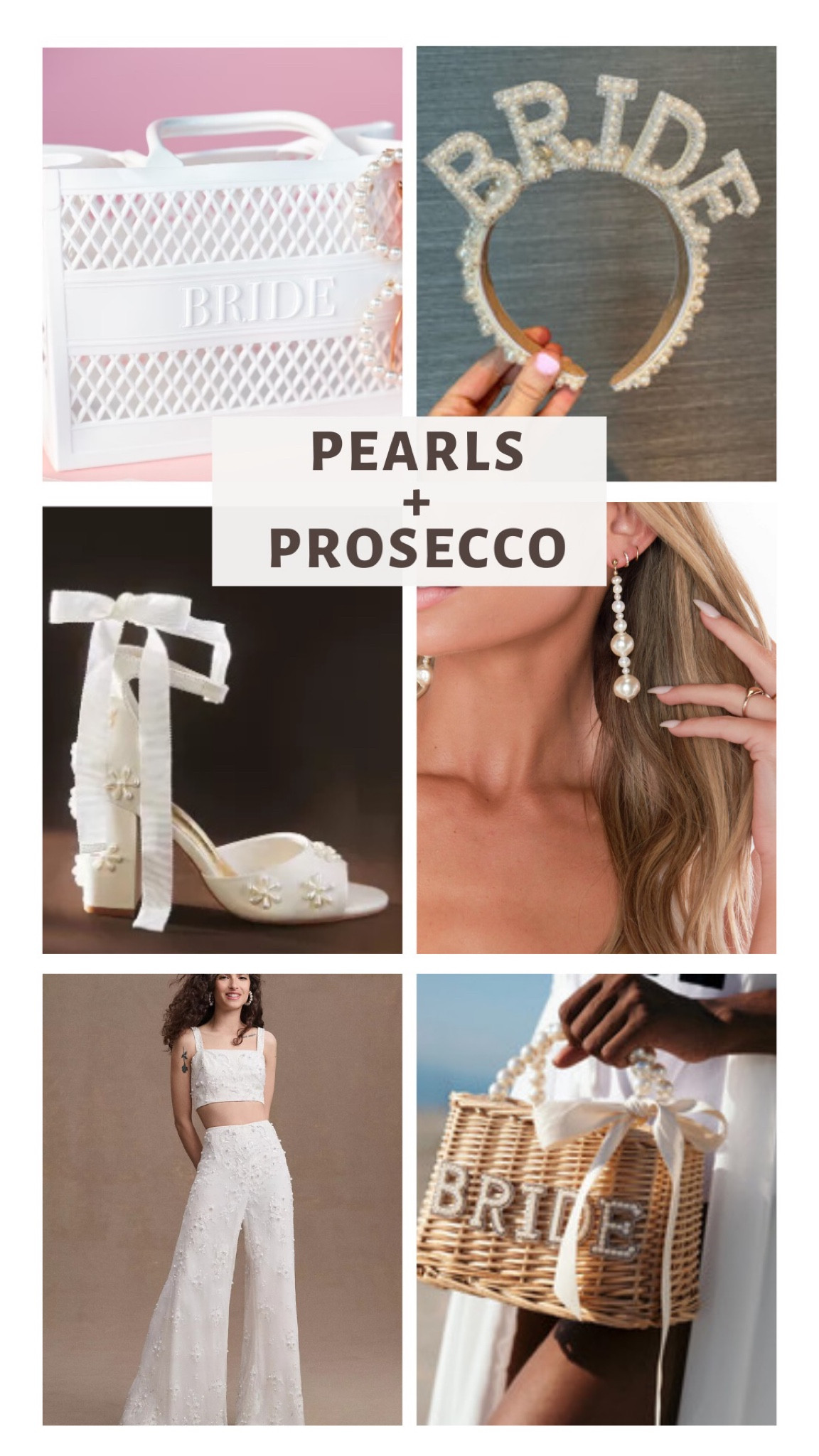 Attending a Pearls + Prosecco party as the bride? This is what should be in your shopping cart 🛒 #bridalaccessories #pearlsandprosecco 

#LTKwedding #LTKshoecrush #LTKstyletip