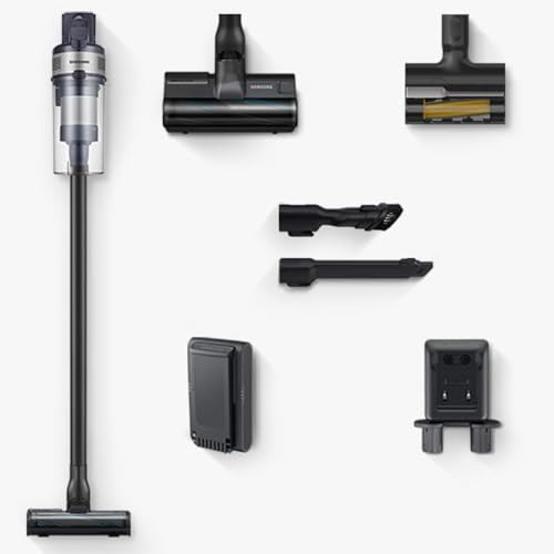 SAMSUNG Jet 75 Pet Cordless Vacuum, Lightweight w/Turbo Action Brush, Pet Tool, Removable Battery, Powerful Cleaning for Hardwood Floors, Carpets, Area Rugs, VS20B75AGR5/AA, Silver | Amazon (US)