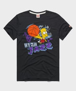 The Simpsons Bart x Utah Jazz | Men's NBA T-Shirt | Homage