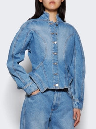 Cinched Denim Jacket Medium Blue  | The Webster | The Webster