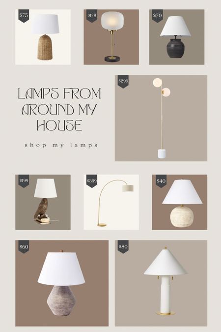 A roundup of all of the lamps in my house! 


.
Wooden base lamp, ceramic table lamp, hedwig lamp, wicker lamp, statement lamp, studio McGee lamp, target lamp

#LTKfindsunder100 #LTKstyletip #LTKhome
