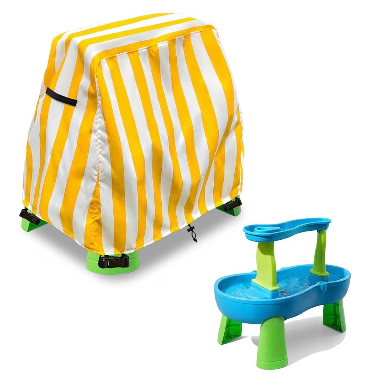 Kids Water Table Cover Fit Rain Showers Splash Pond Water Table,Waterproof Dust Proof Anti-UV Outdoor Toys Cover-Cover only

Summer kids activity water table cover