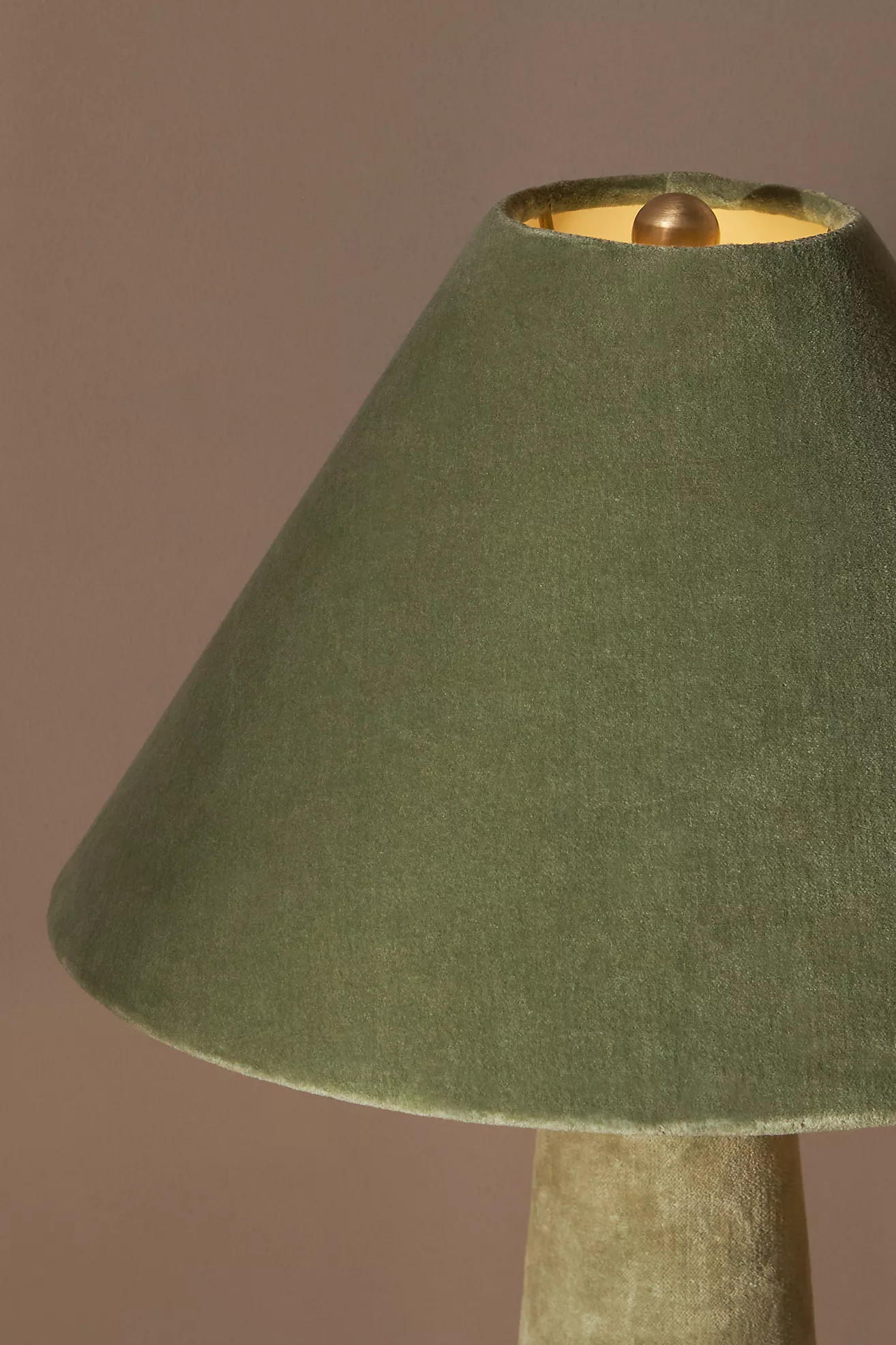 Lulu Velvet Table Lamp | Anthropologie (US)