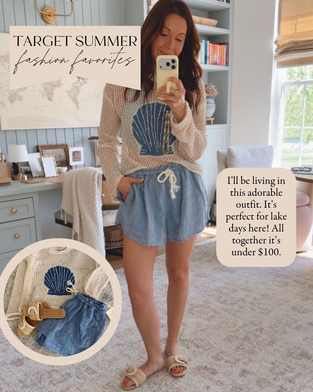 Targe my summer fashion favorites I’ll be living in this year! Found something for every occasion. And seriously, this shell sweater and chambray short pairing is probably my cutest target fashion find yet. ❤️

#LTKmomlife #LTKHome #LTKOver40