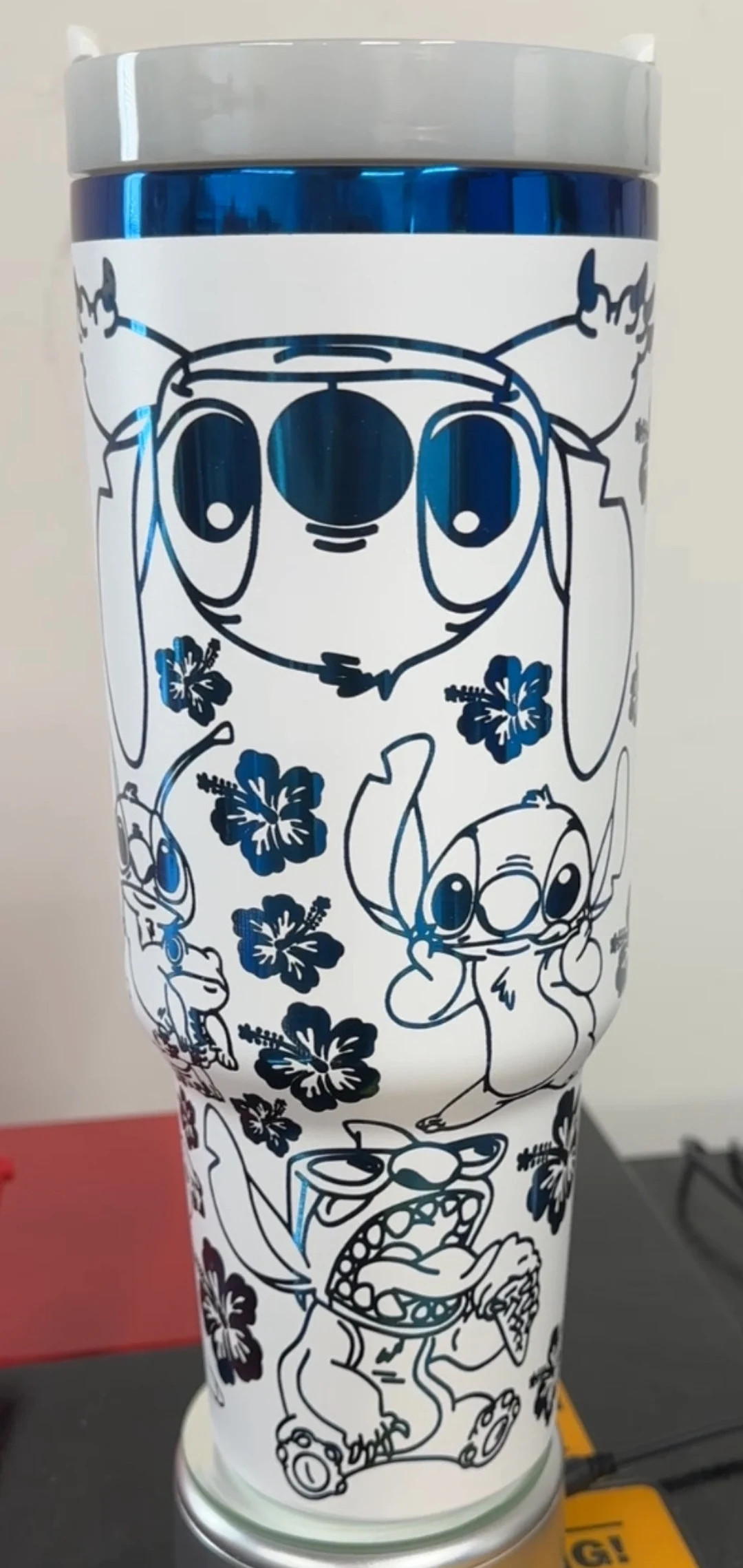 40oz Laser Engraved Tumbler S T I T C H - Etsy | Etsy (US)