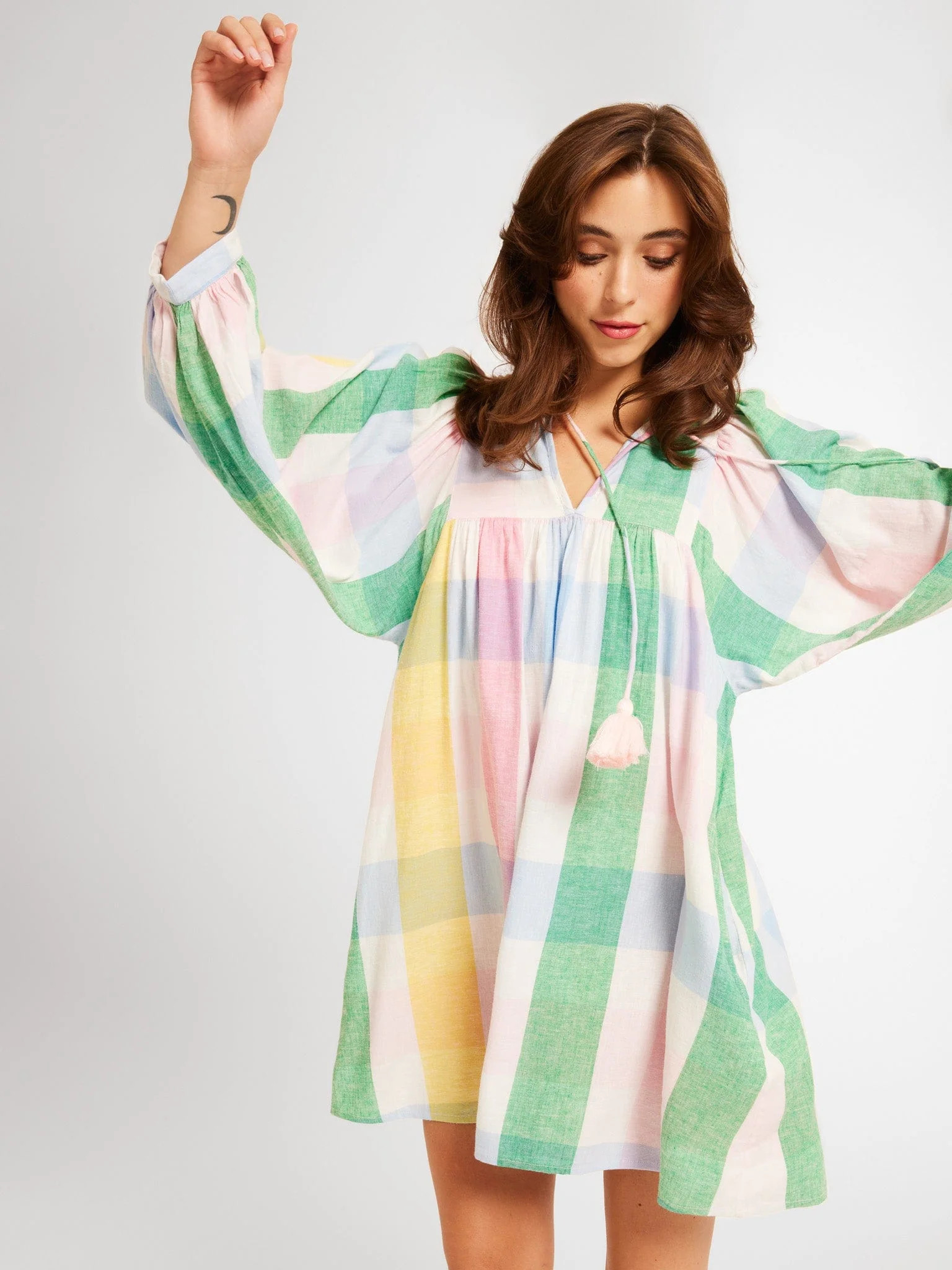 Daisy Dress in Pastel Plaid | Mille