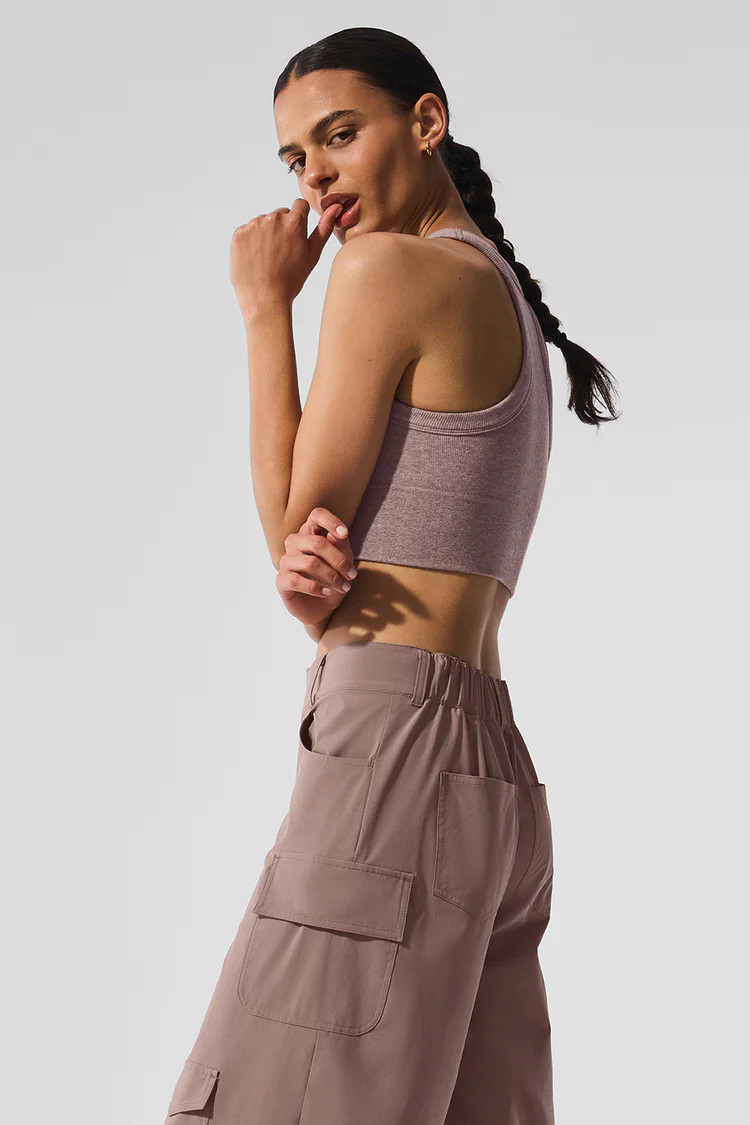 Seamless Delight High Neck Bra | Alo Yoga (US)