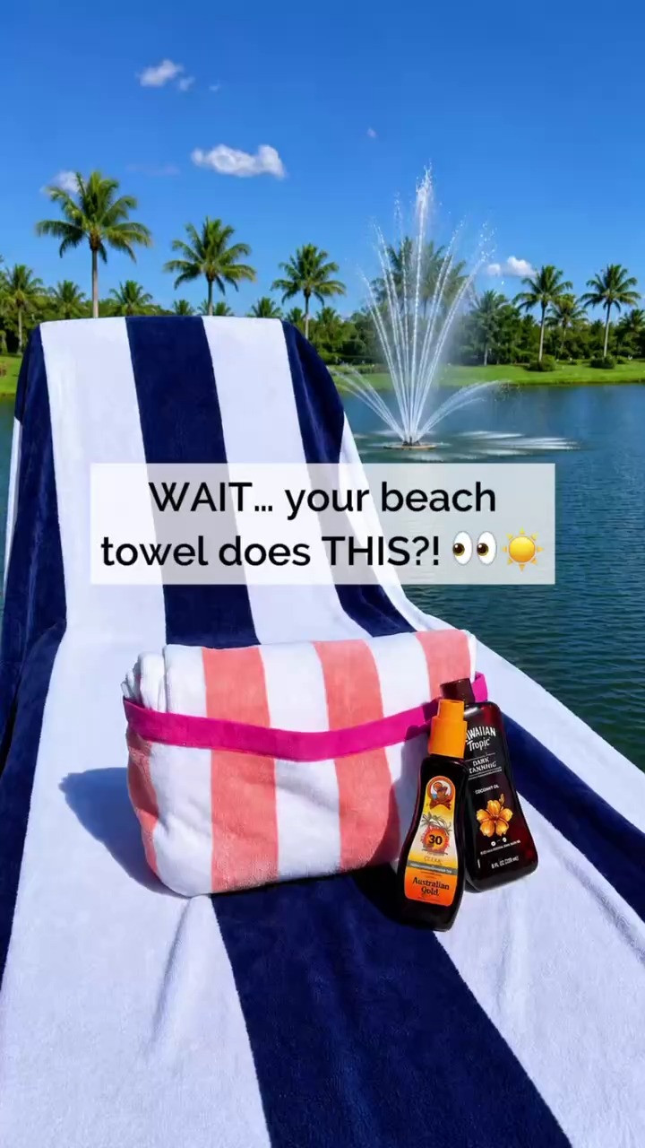 WAIT… your beach towel does THIS?! 

This beach towel fold is such a smart summer hack 

Instead of carrying a bulky beach bag, you can fold your towel to hold all your beach essentials in one place 

Sunscreen
Flip flops
Sunglasses
Phone
And more

Perfect for beach days, pool days, boat days, vacations, and summer travel

Such an easy way to keep everything together without dragging extra bags through the sand.

 

 #LTKHome #LTKSwim #LTKKids