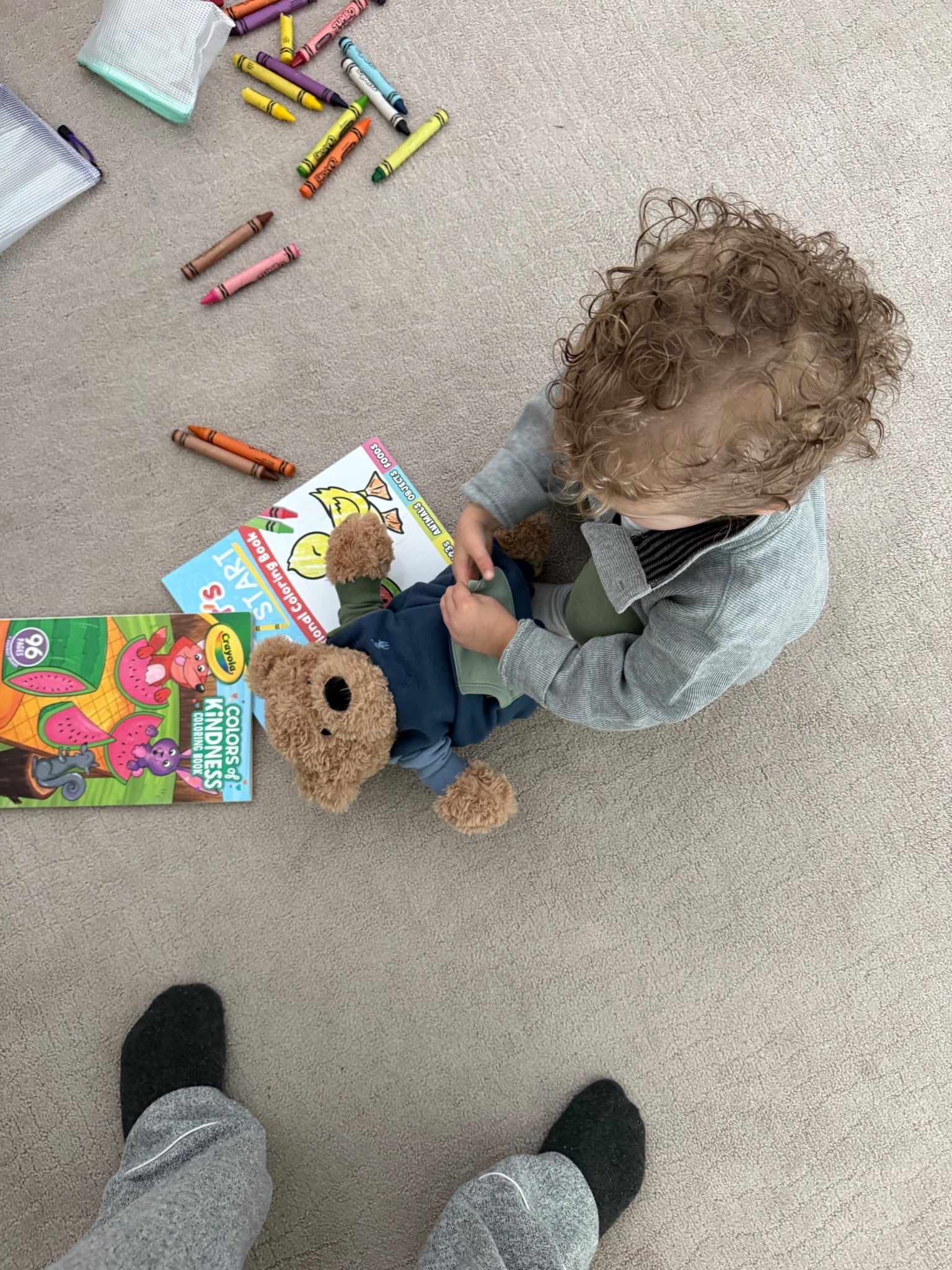 Our Teddy is now in size 3mo and growing 😂

In all seriousness, this Teddy bear is heavy and can sit and that is key for a toddlerr

#LTKBaby #LTKKids