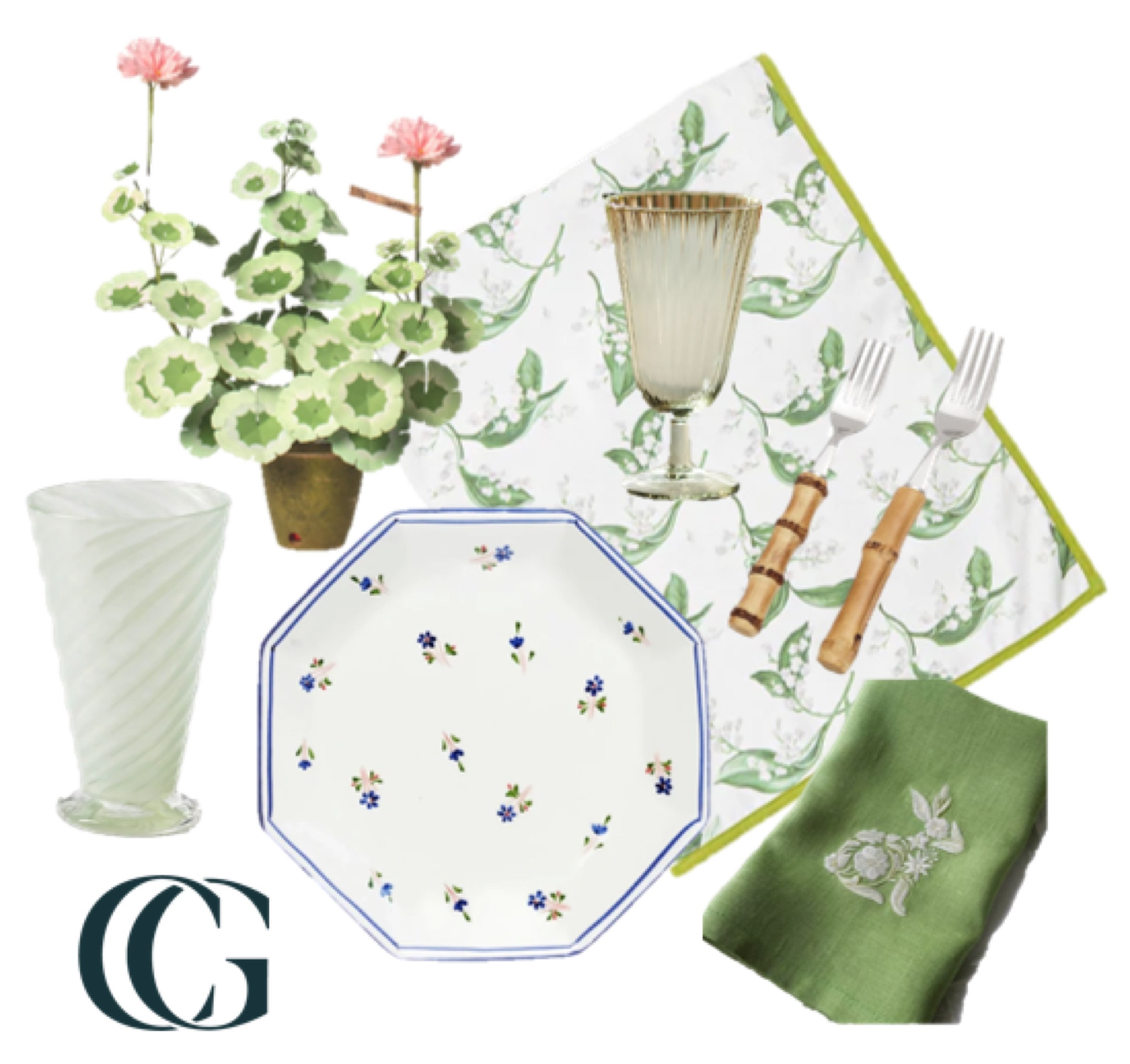 With Easter sneaking up on us I’m pulling together some inspiration for your tablescape. The key to keeping the look sophisticated is to mix in some unexpected colors and materials like the blue in the dinner plate and bamboo handles on the flatware. I’ve selected pieces that can work throughout the year for other occasions and added just a smaller touch of Easter with the embroidered napkin. 

#eastertable #eastertablescape #easterinspo #spring #green

#LTKSpringSale #LTKSeasonal #LTKhome