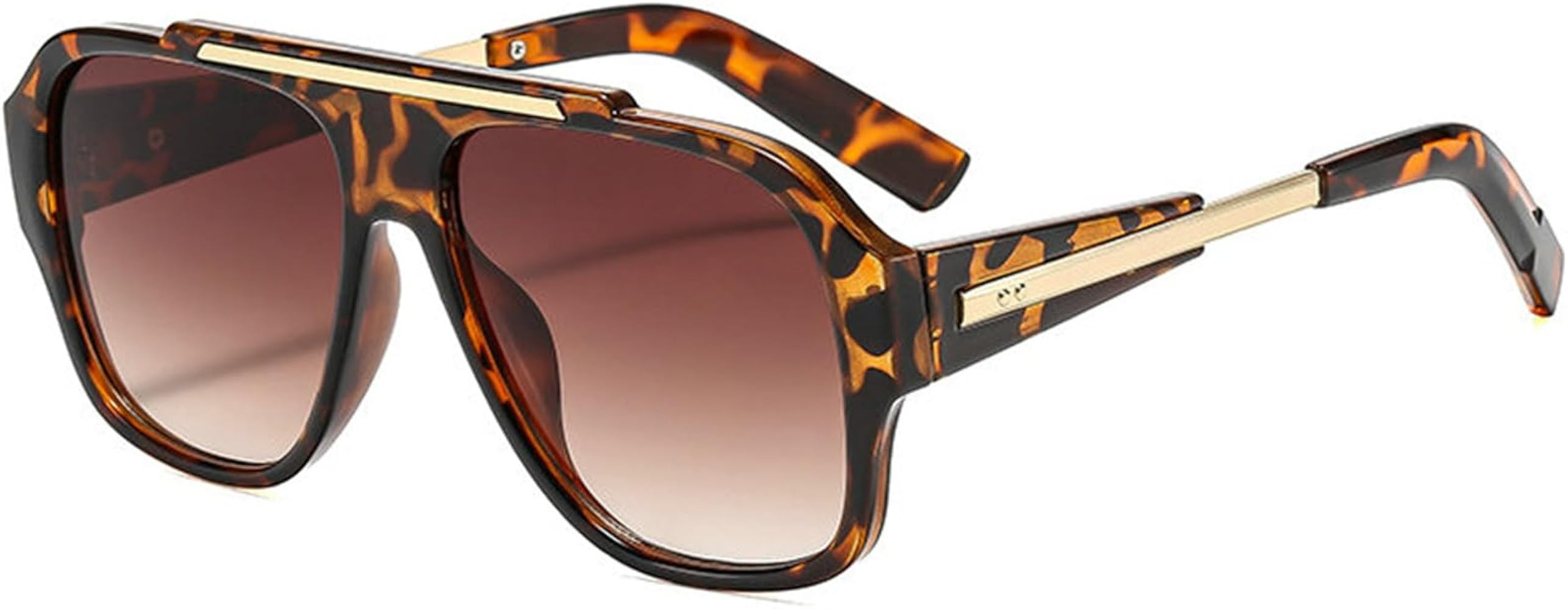 COTIA Fashion Pilot Square Sunglasses for Women Men Classic Retro 90s Sun Glasses Personality Trendy Eyewear | Amazon (US)