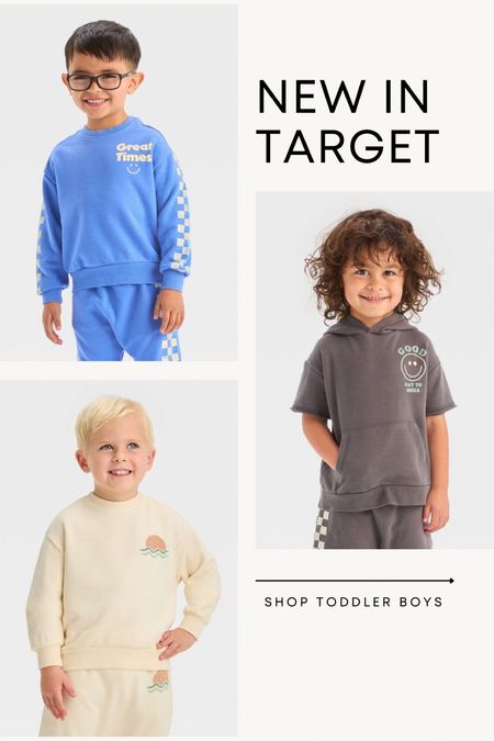 New target toddler boy sweats for spring! How cute are the checkers and sun prints? 

#LTKSpringSale #LTKMostLoved #LTKkids