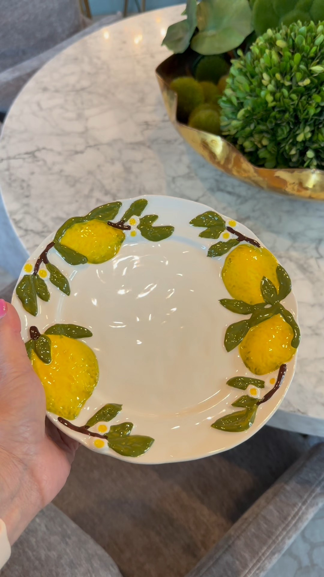 Beautiful dishes with 3D Lemon detail. Reminds me of my trip to Amalfi and Positano  

#LTKSummerEdit #LTKHome #LTKParties