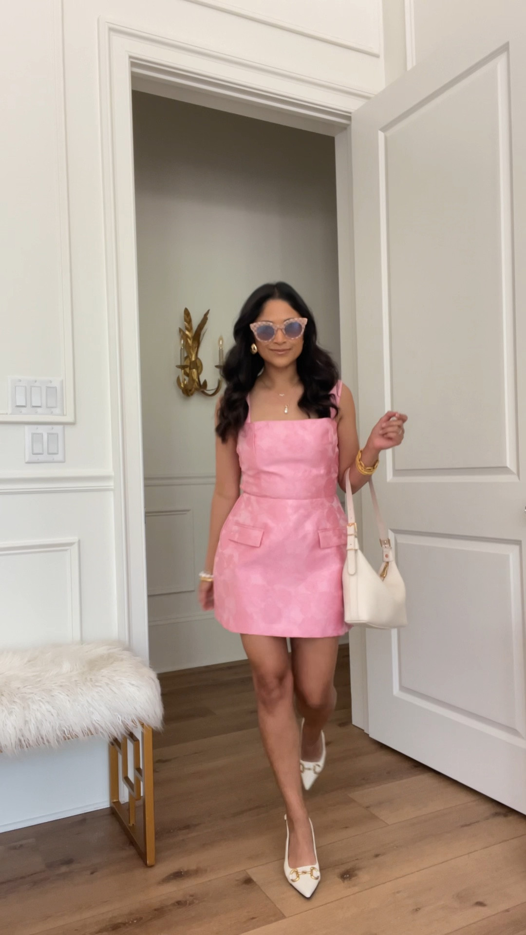 How cute is the pink dress romper by @amandauprichard! I love how short it is for petite people, but still appropriate since it has builtin shorts! I own this style in so many colors! 
Take 15% OFF my @giginewyork bag with code: HAUTE15
#revolve #amandauorichard #minidress 

#LTKWatchNow #LTKPetite #LTKStyleTip