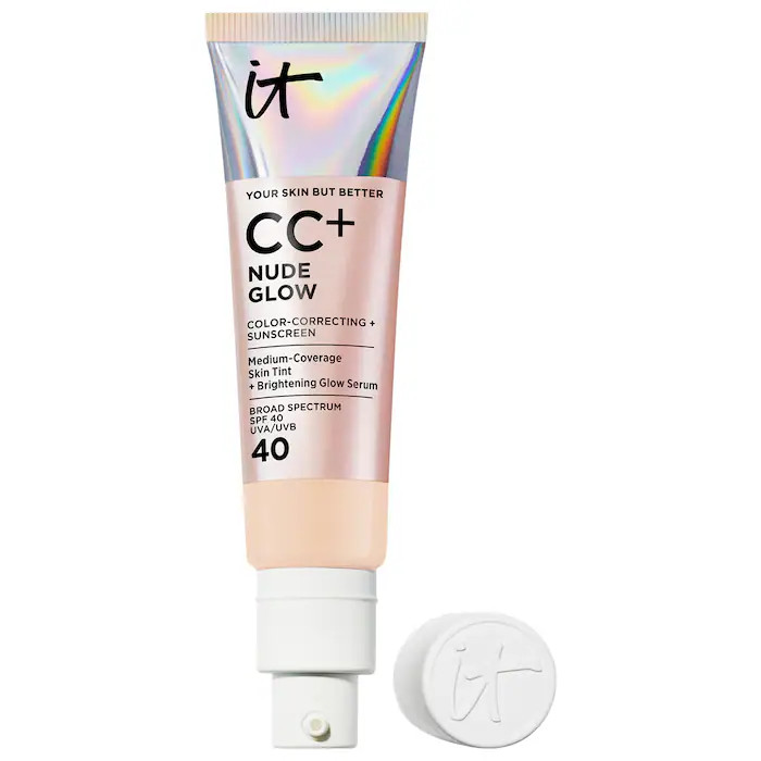 CC+ Nude Glow Lightweight Foundation + Glow Serum with SPF 40 and Niacinamide | Sephora (US)